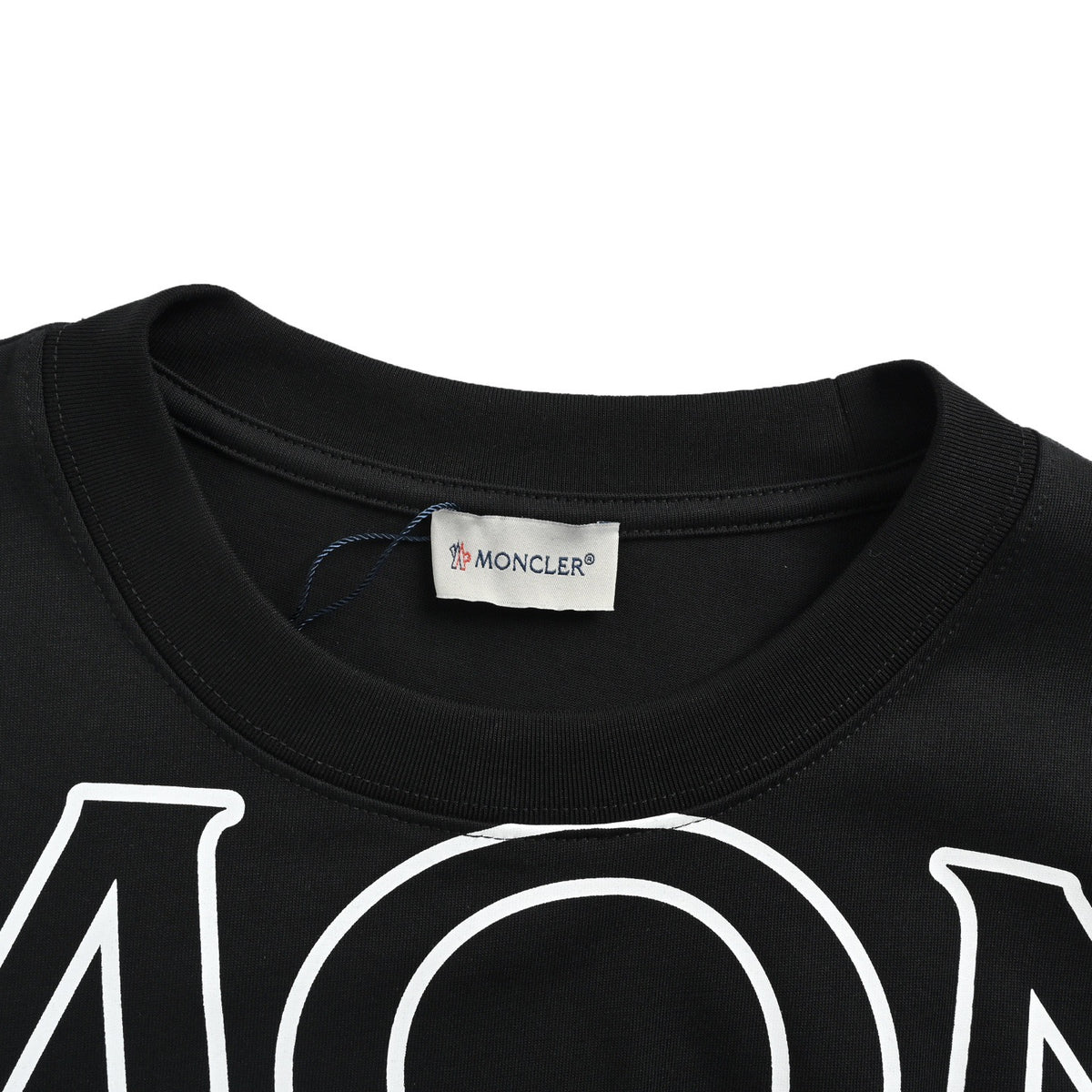 Moncler/Mask 26ss hollow large letters logo printed short sleeves