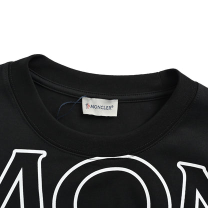 Moncler/Mask 26ss hollow large letters logo printed short sleeves