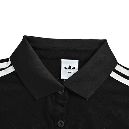 Adidas Clover Classic Three Stripes Embroidered Polo Short Sleeve