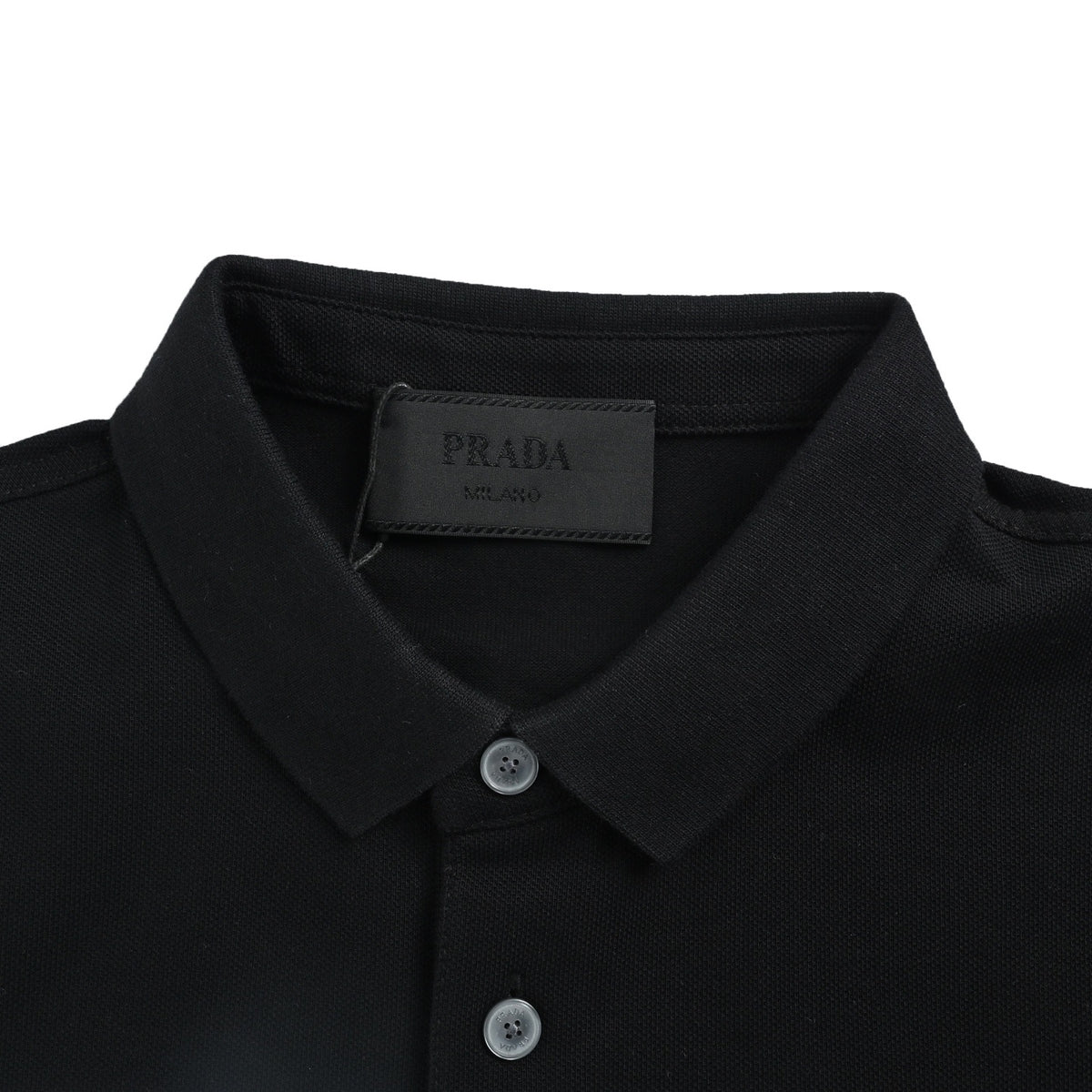 Prada horizontal striped Polo short sleeves