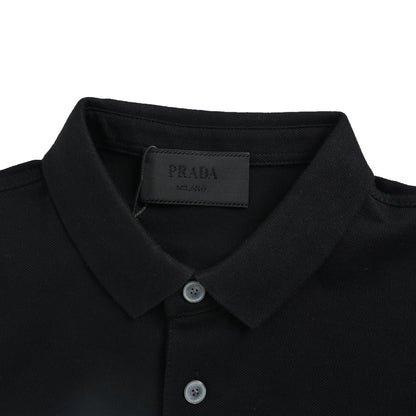 Prada horizontal striped Polo short sleeves