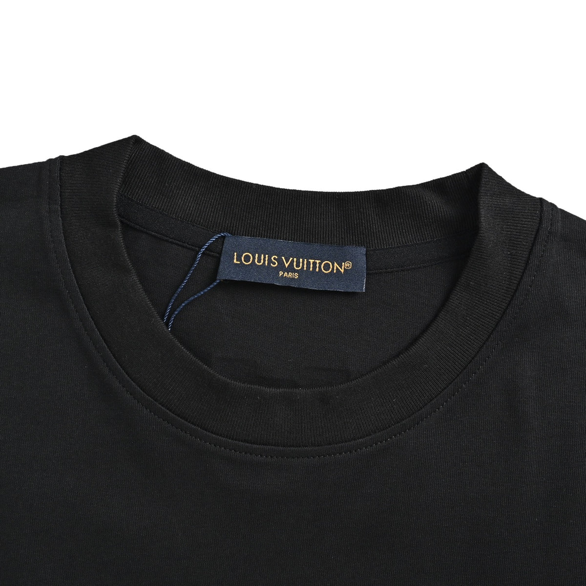 Louis Vuitton 26ss LV gesture letter laminated printed short sleeves