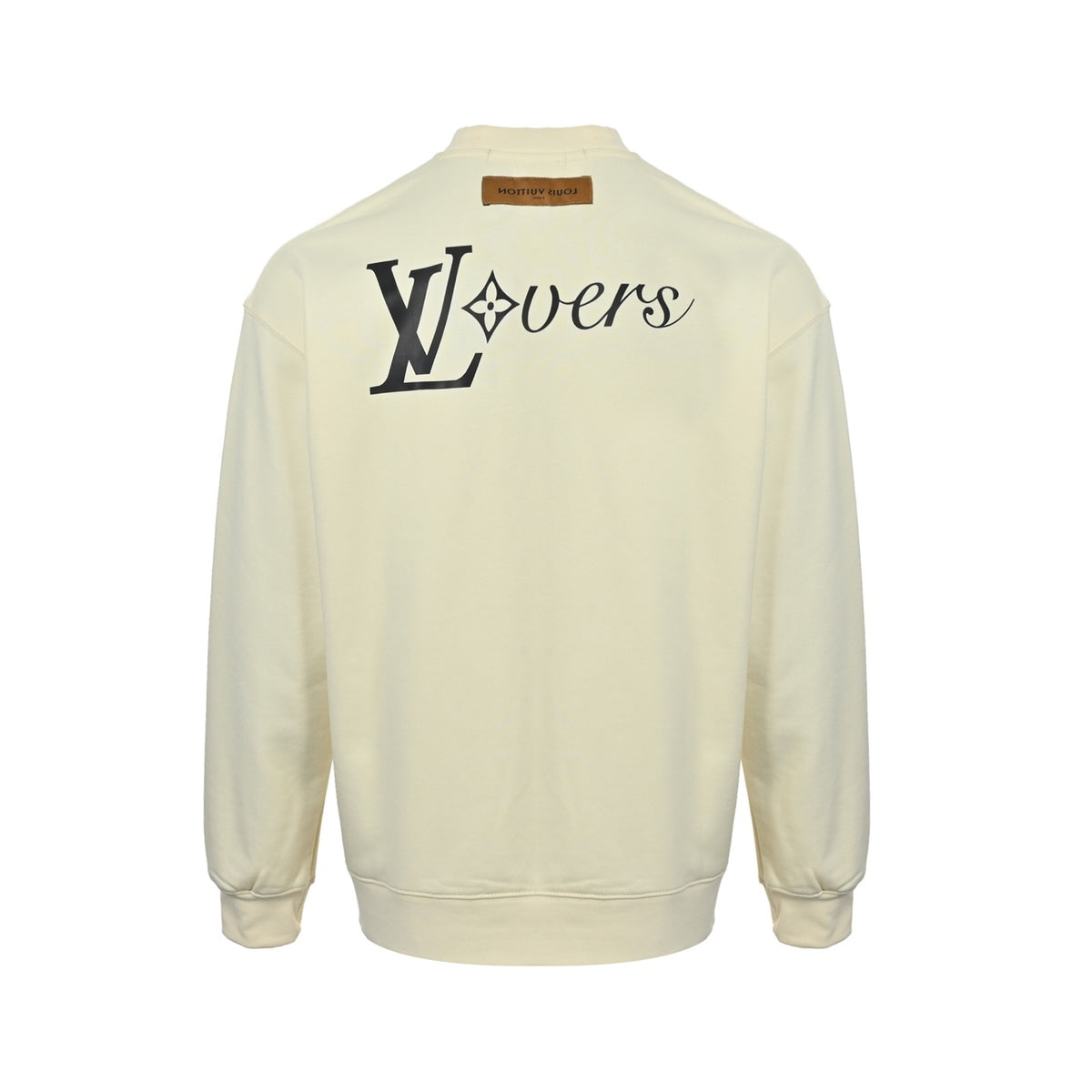 Louis Vuitton 25Fw letter logo printed crew neck sweatshirt