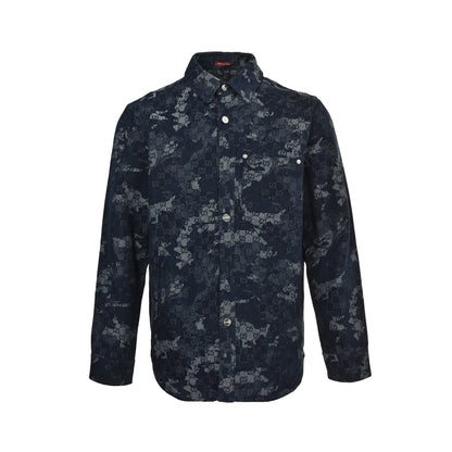 Gucci 25Fw marble old flower jacquard denim jacket