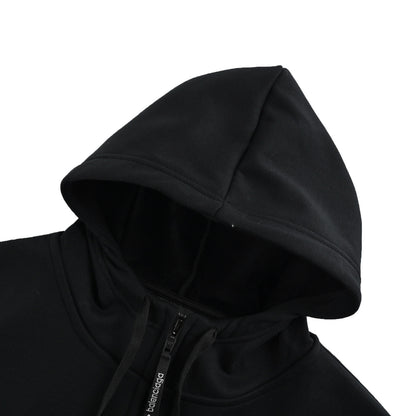 Balenciaga/Balanciaga 3B letter velvet hooded jacket