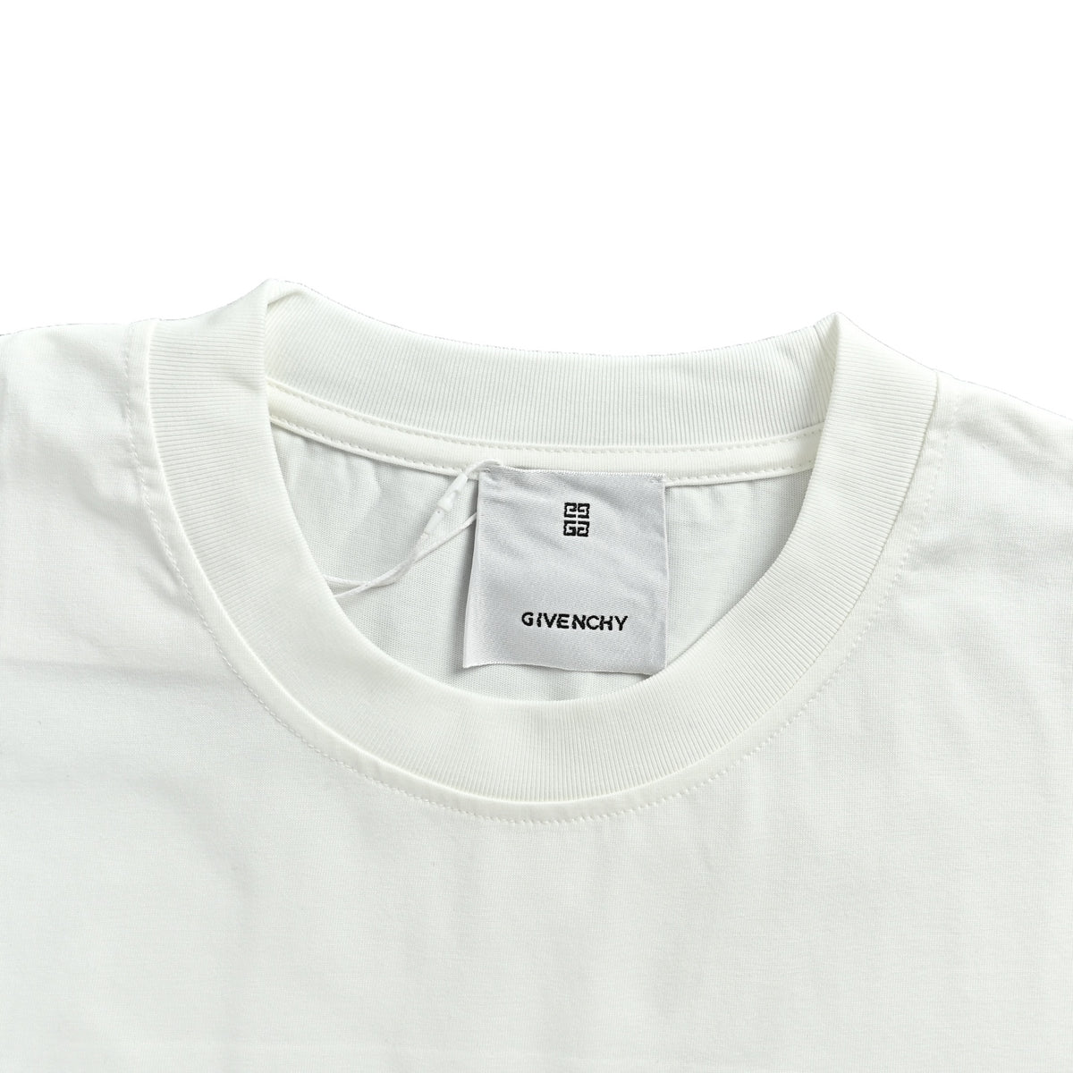 GIVENCHY embroidered letter short sleeves