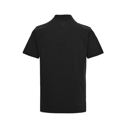 Burberry 25ss Wheat Horse Embroidered Polo Short Sleeve (Navy Blue)