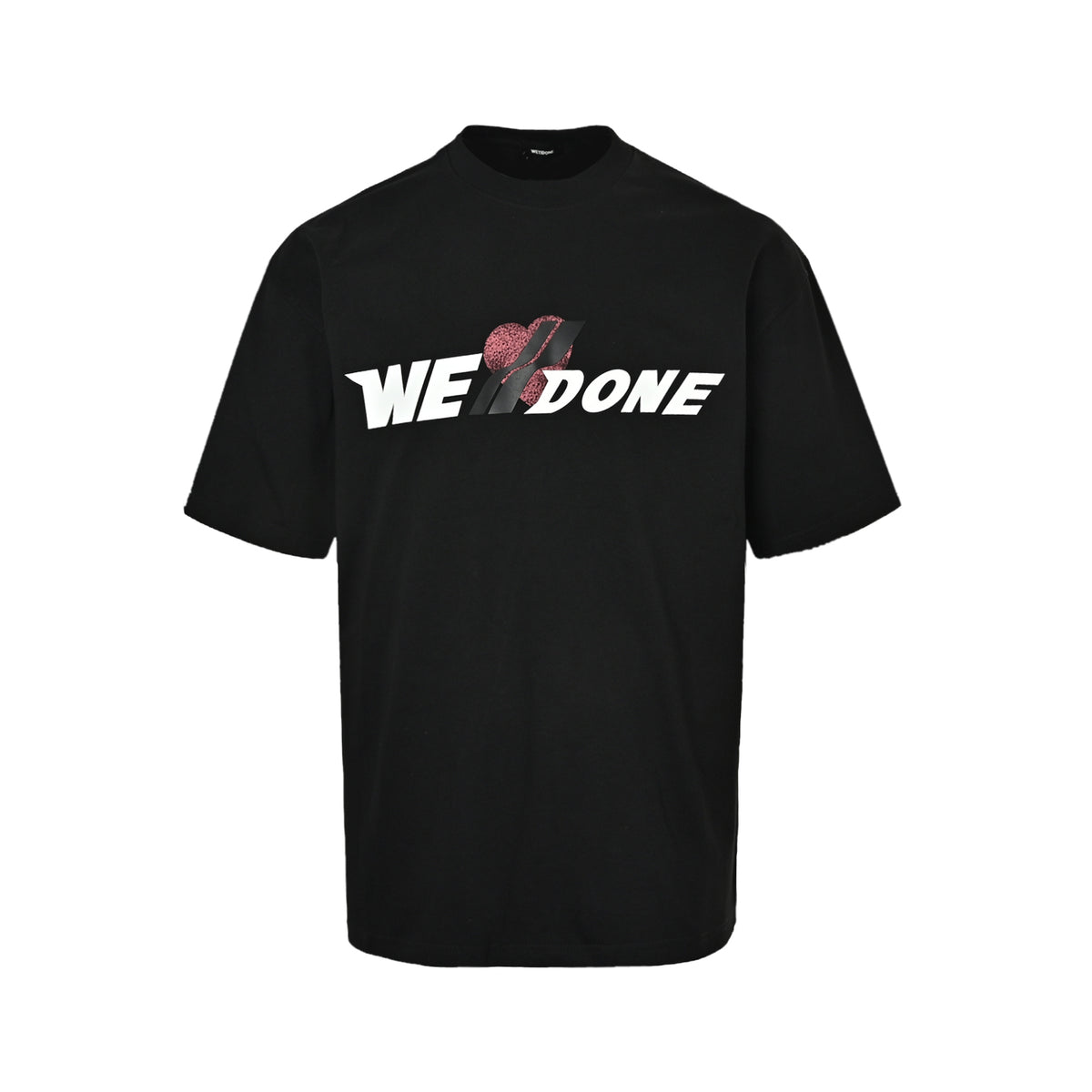 We11 Done love letters silicone three-dimensional printed short sleeves