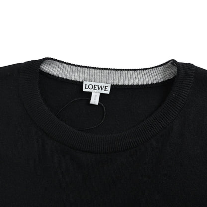 Loewe/Luoyiwei Anagram hem embroidered crew neck sweater