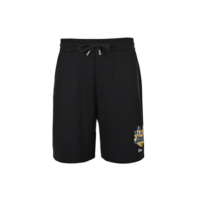 Dior 26ss badge logo printed shorts