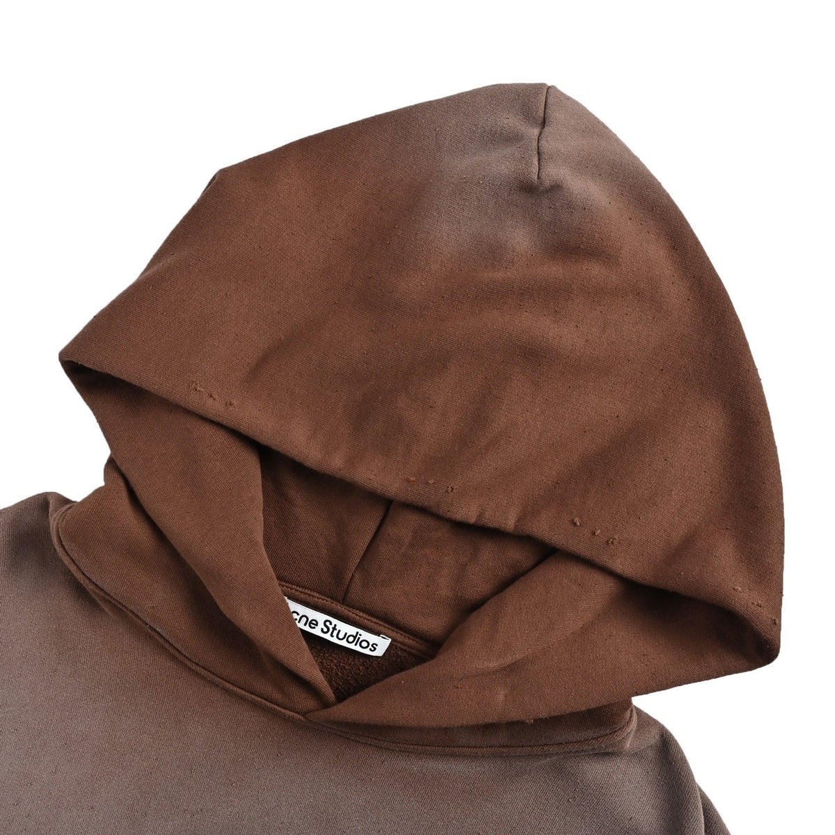 Acne Studios 25Fw 1996 mottled letter hooded sweatshirt