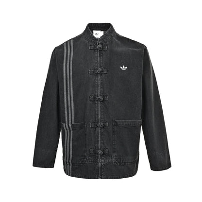 Adidas new Chinese Tang suit denim jacket