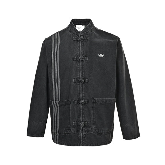Adidas new Chinese Tang suit denim jacket