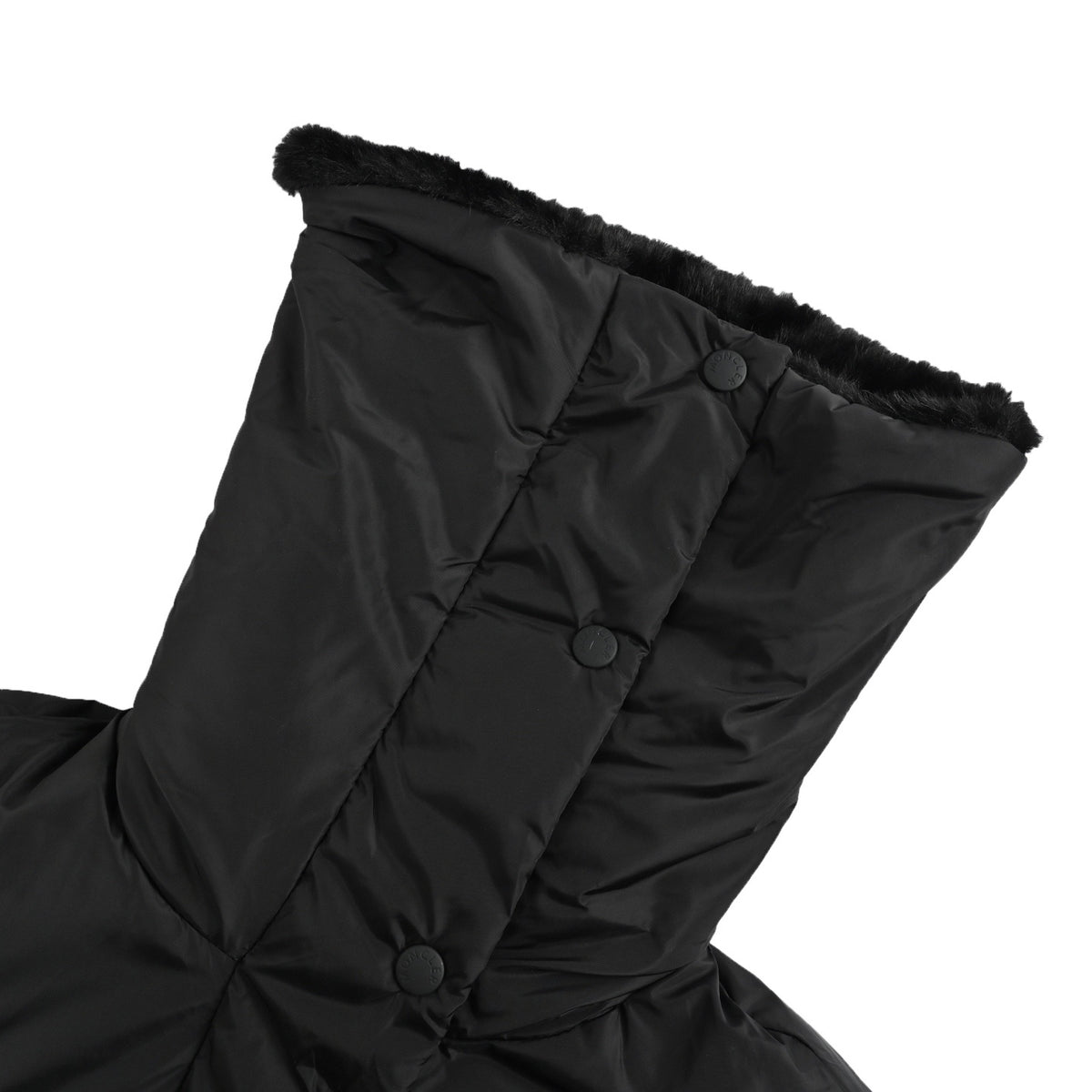 Moncler/Mask 25Fw large lapel waist mid-length down jacket