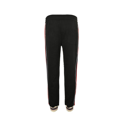 Gucci full double G jacquard red and green striped webbing suit trousers