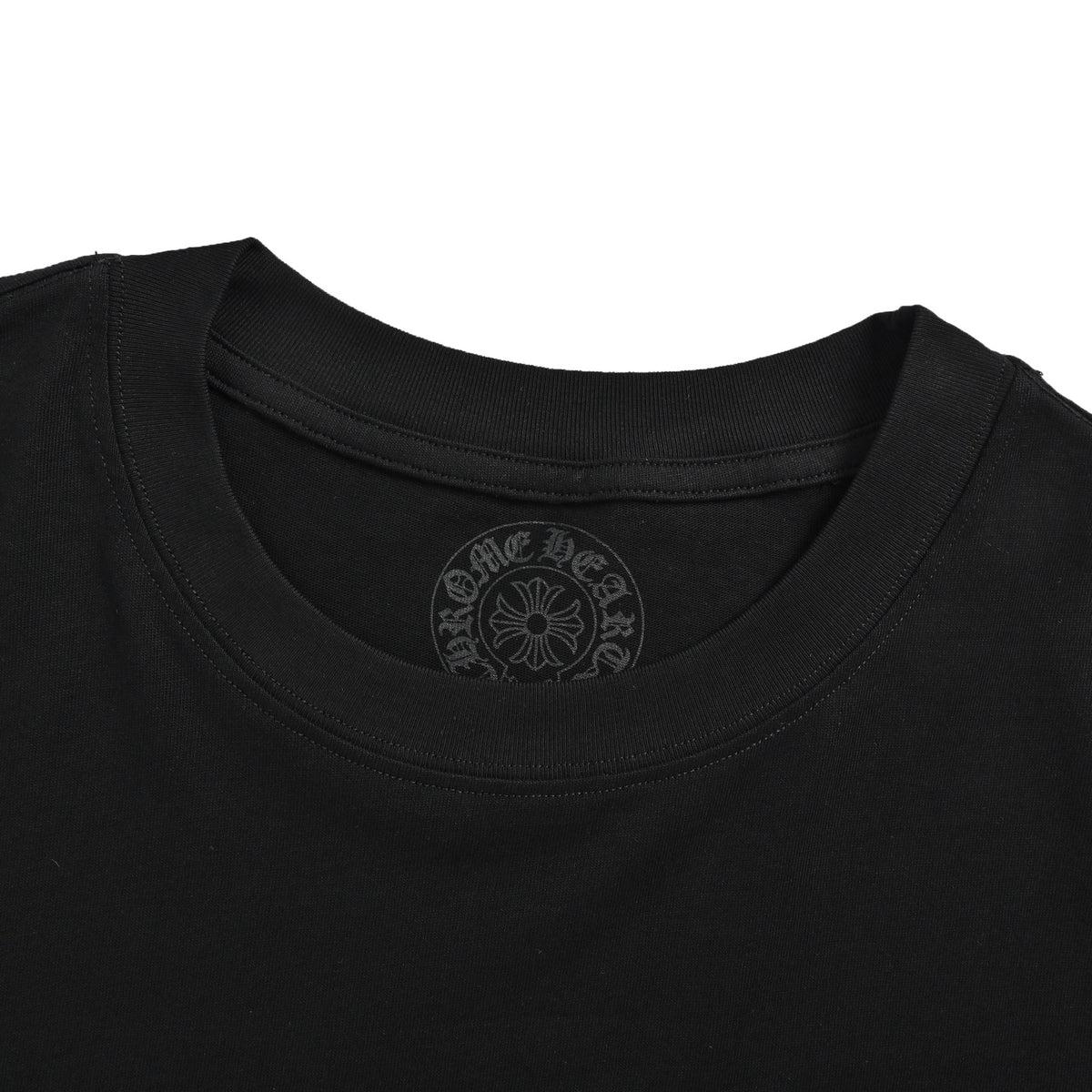 Chrome Hearts/Chrome Heart vertical flag print round neck short sleeves