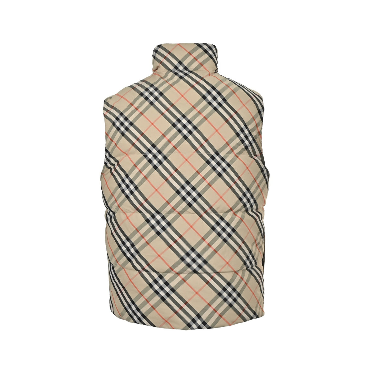 Burberry diamond pattern reversible down vest