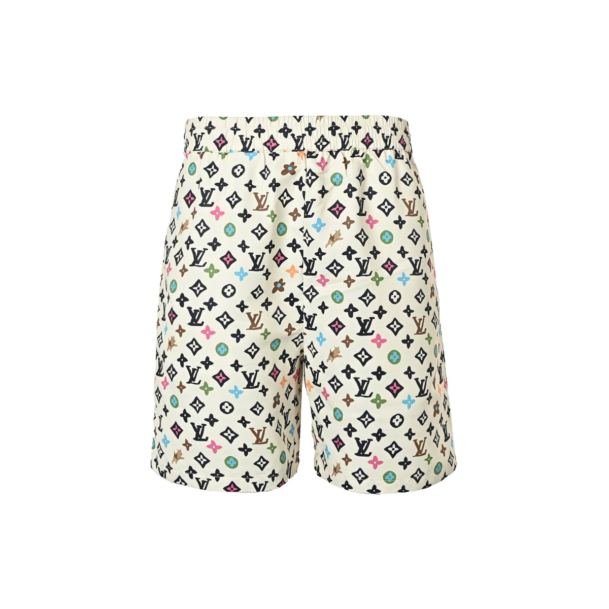 LouisVuitton/Louis Vuitton collaboration printed mulberry silk shorts