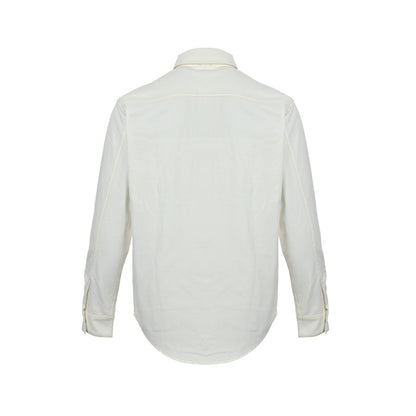 Dior 25Fw topstitch canvas shirt jacket