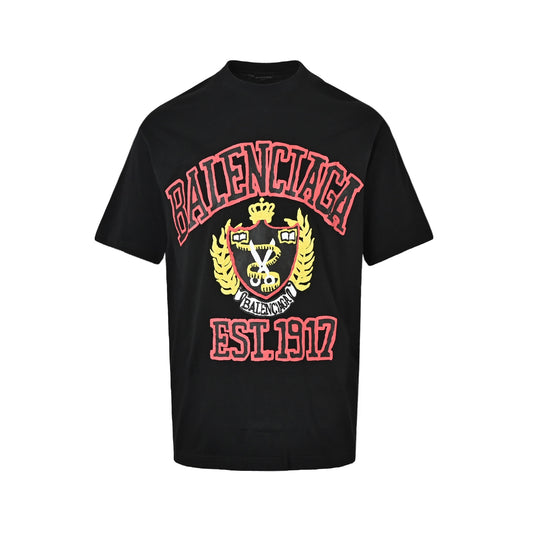 Balenciaga scissor foam printed short sleeves