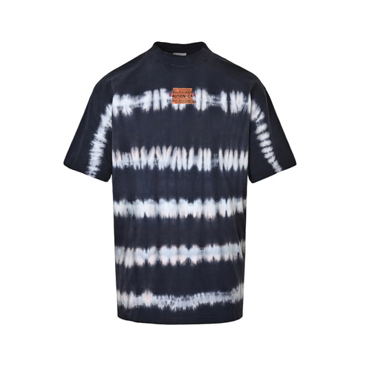 Balenciaga/Balanciaga tie-dye tape short sleeves