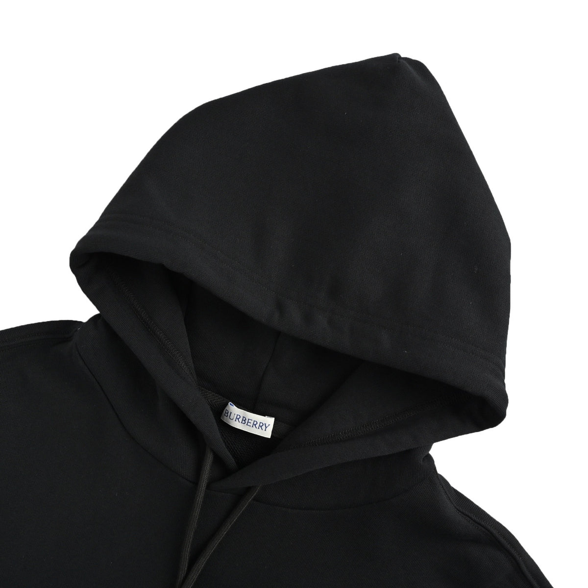 Burberry rope embroidery signature hooded sweatshirt