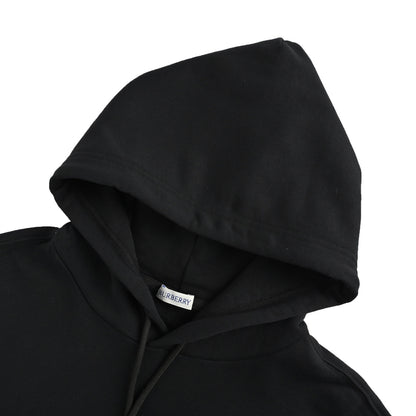 Burberry rope embroidery signature hooded sweatshirt