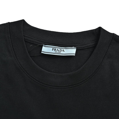Prada 26ss letter logo printed short sleeves