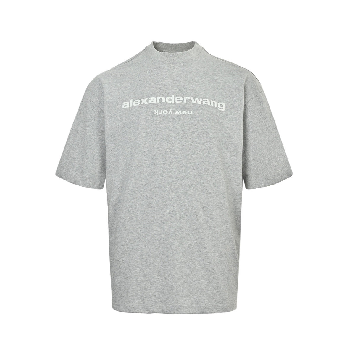 Alexander Wang foam printed letter logo short sleeves
