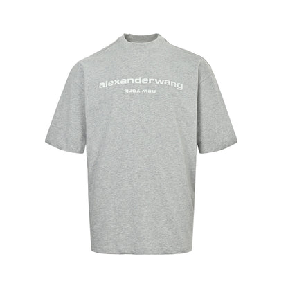 Alexander Wang foam printed letter logo short sleeves