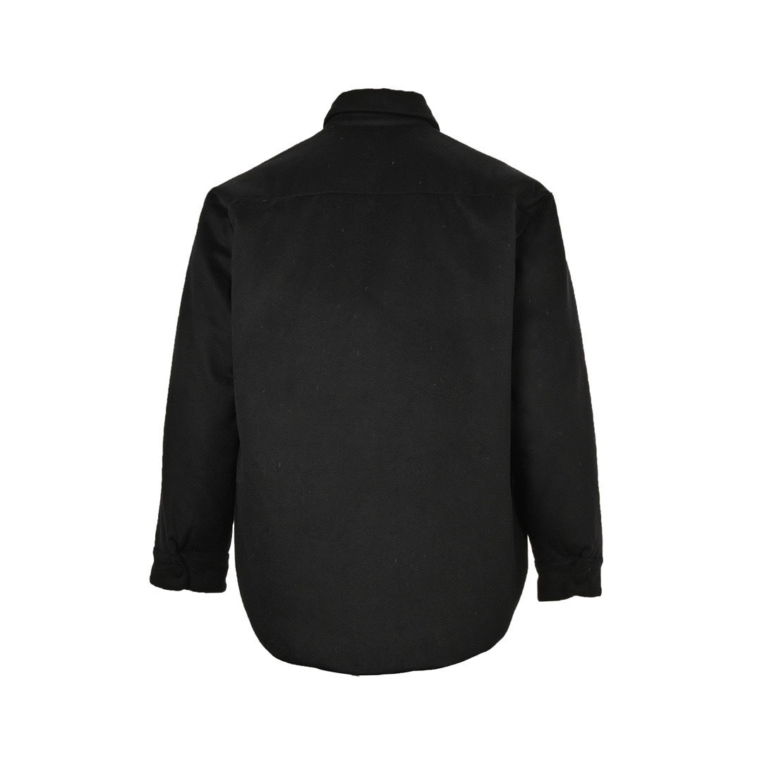 Miu Miu velvet pocket cashmere down jacket