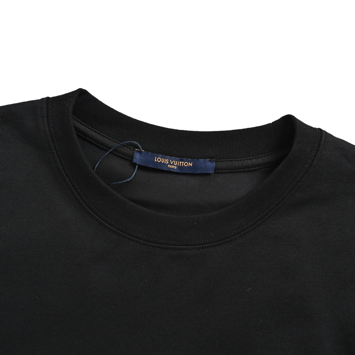 LouisVuitton/Louis Vuitton 26ss embroidered letters retro scroll short sleeves