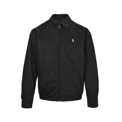 Ralph Lauren gold logo embroidered jacket jacket