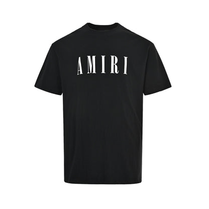 Amiri thick rubber letter print short sleeves