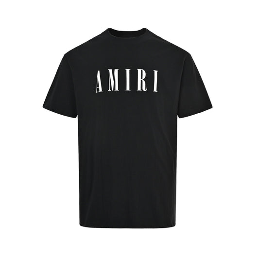 Amiri thick rubber letter print short sleeves