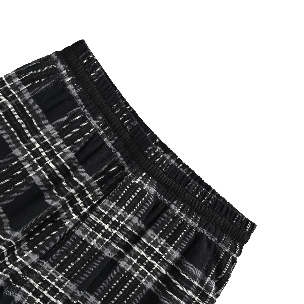 Chrome Hearts plaid cross leather label three-quarter shorts