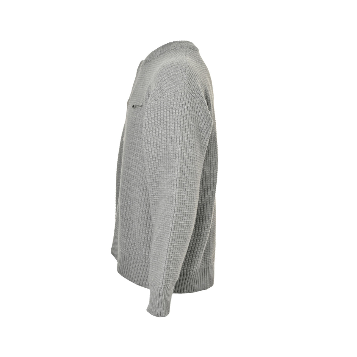 Chrome Hearts pin patch leather label knitted cardigan sweater