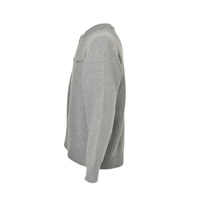 Chrome Hearts pin patch leather label knitted cardigan sweater
