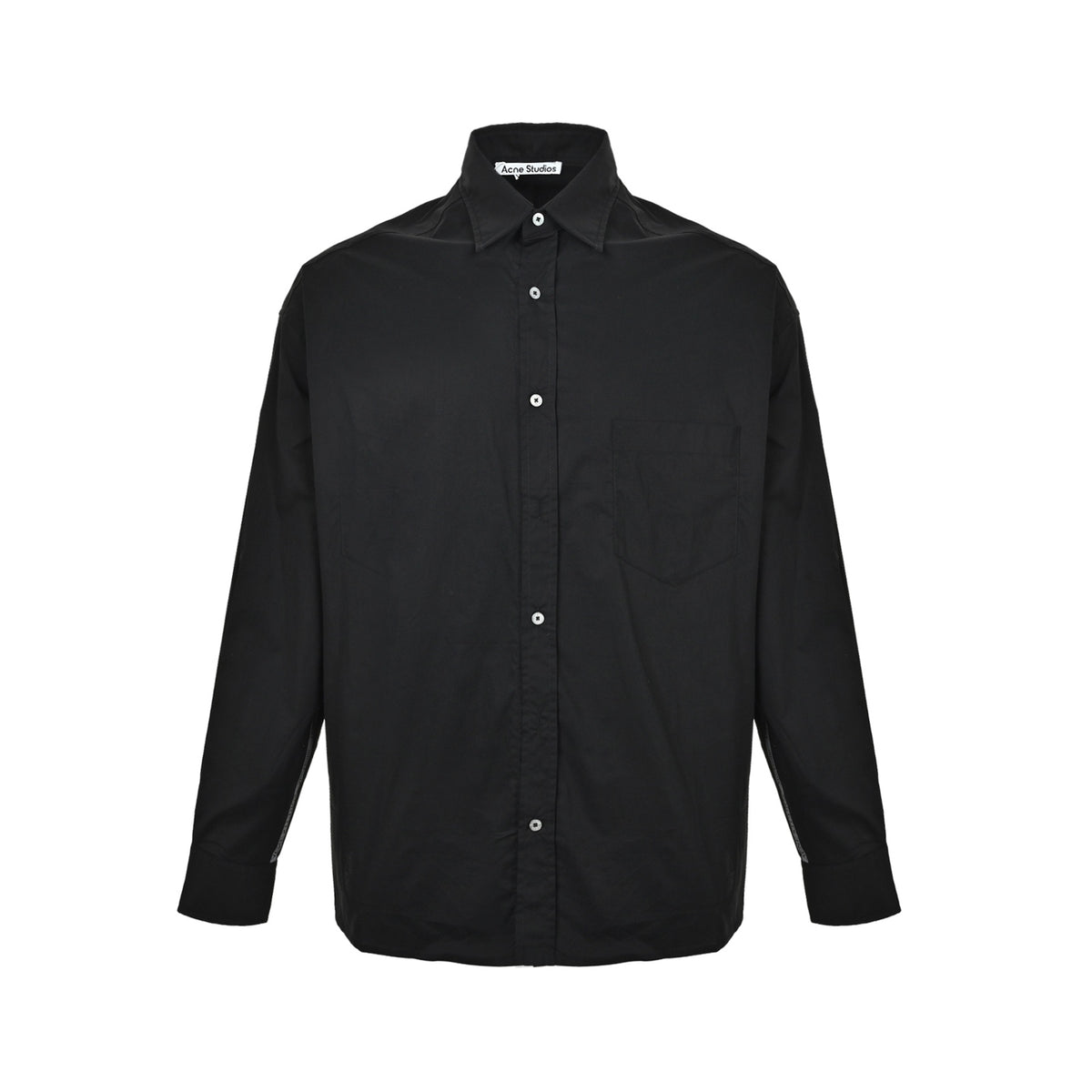Acne Studios jacquard logo oversized shirt