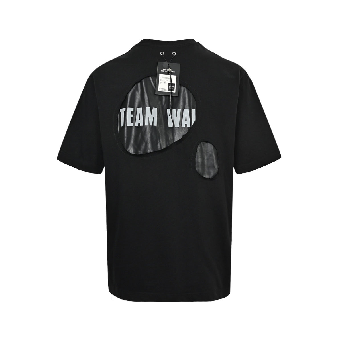 TEAM WANG 25ss bubble design short sleeves