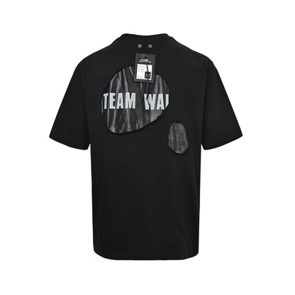 TEAM WANG 25ss bubble design short sleeves