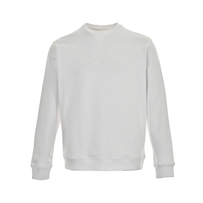 GIVENCHY 23Fw towel embroidered letter logo round neck sweatshirt
