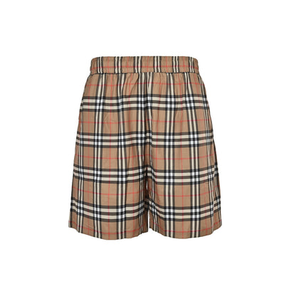 Burberry plaid beach casual shorts