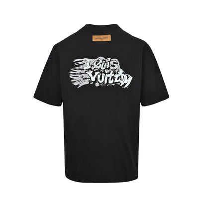 Louis Vuitton 26ss bone logo printed short sleeves