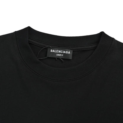 Balenciaga Marathon running printed short-sleeved shirt