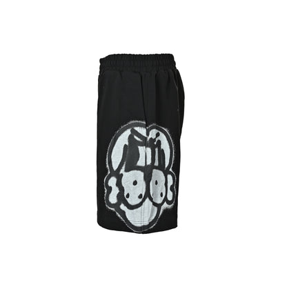 GIVENCHY dog ​​head print shorts