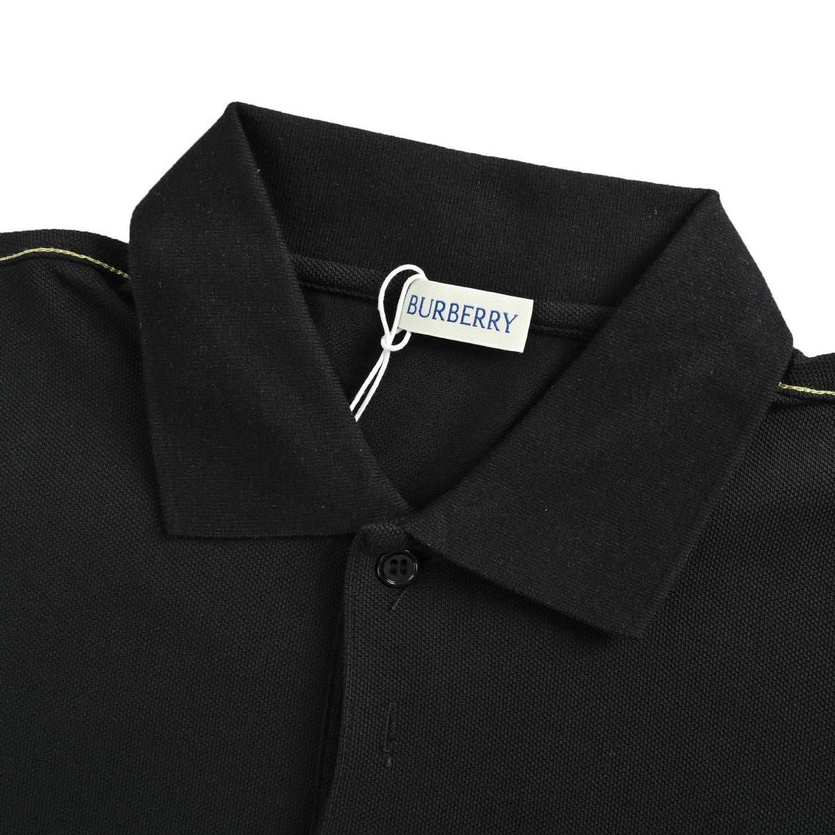 Burberry 25ss shield logo embroidered Polo short sleeves