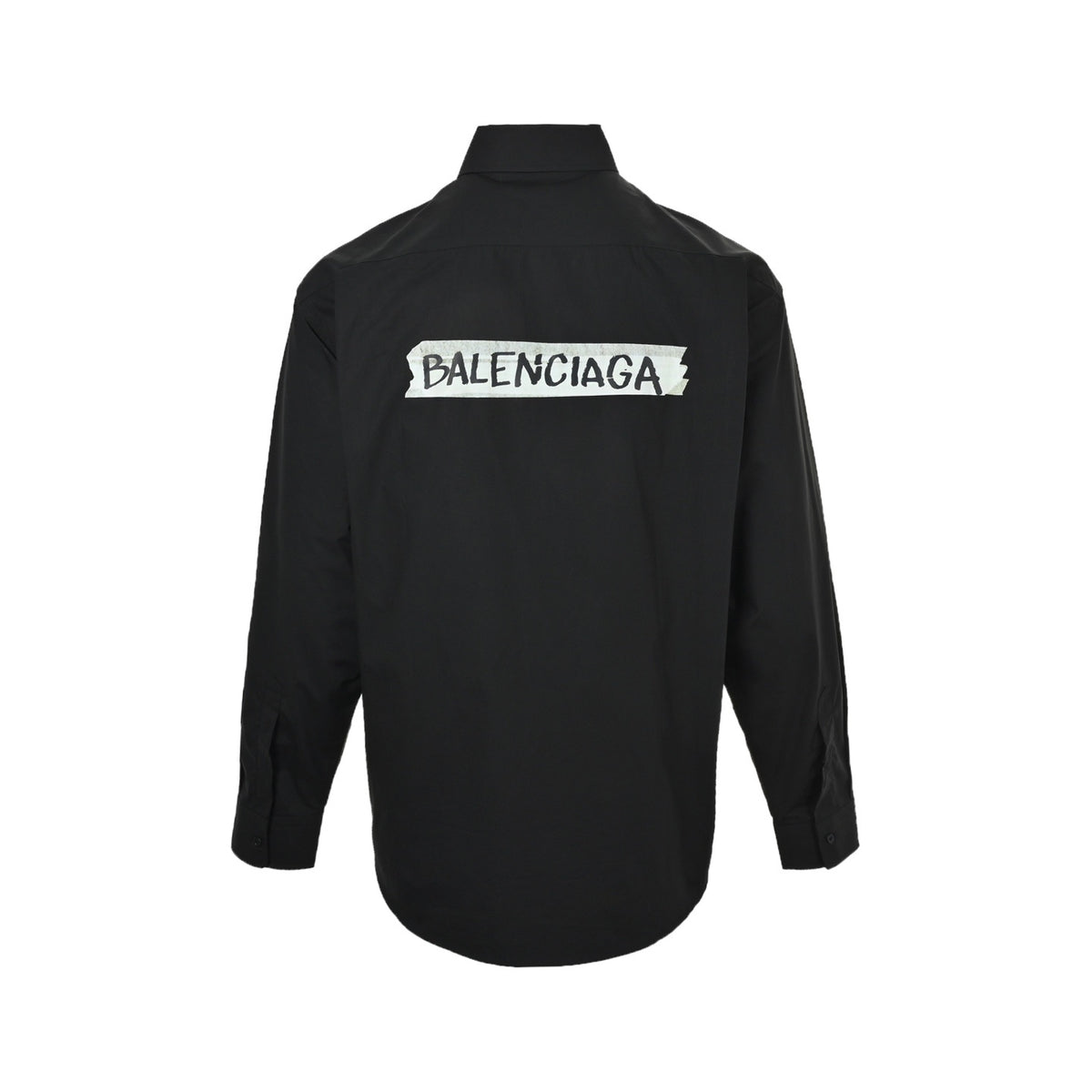 Balenciaga 25Fw tape letter print shirt