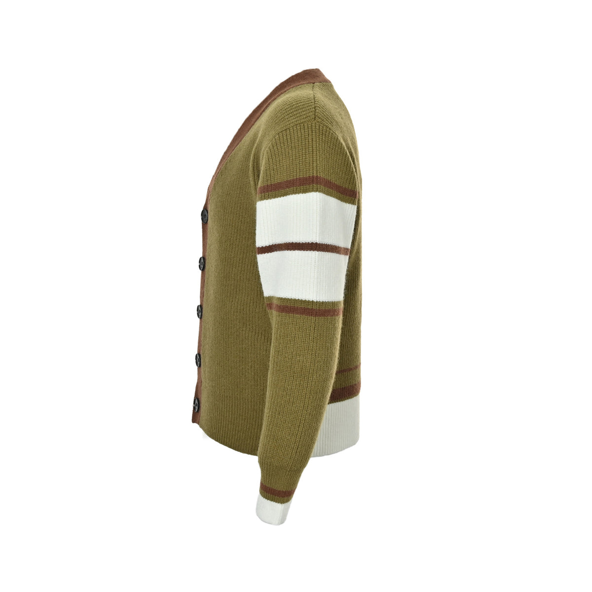 Ami 25Fw cardigan sweater with towel embroidered love on the back
