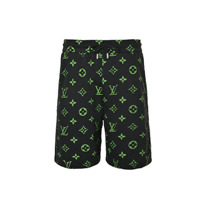 Louis Vuitton 26ss presbyopic logo burnt shorts